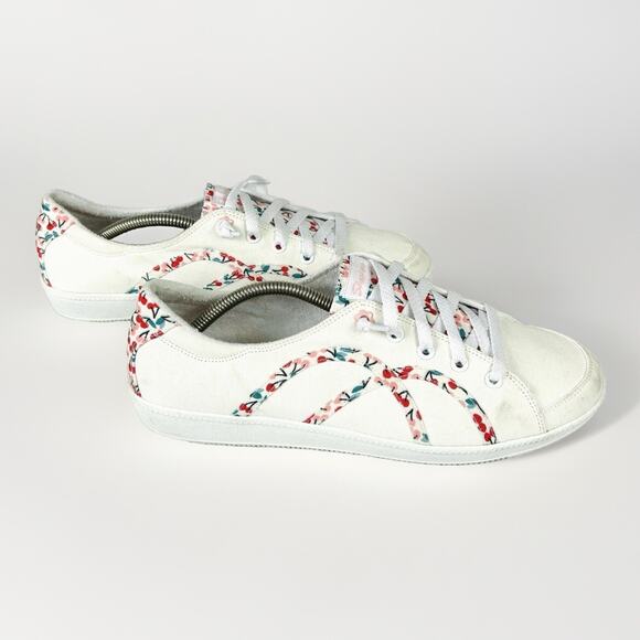 Skechers Floral Print Slip-On Lace Up Shoes- Madison Ave Take A Walk Sz 11 - Picture 5 of 6